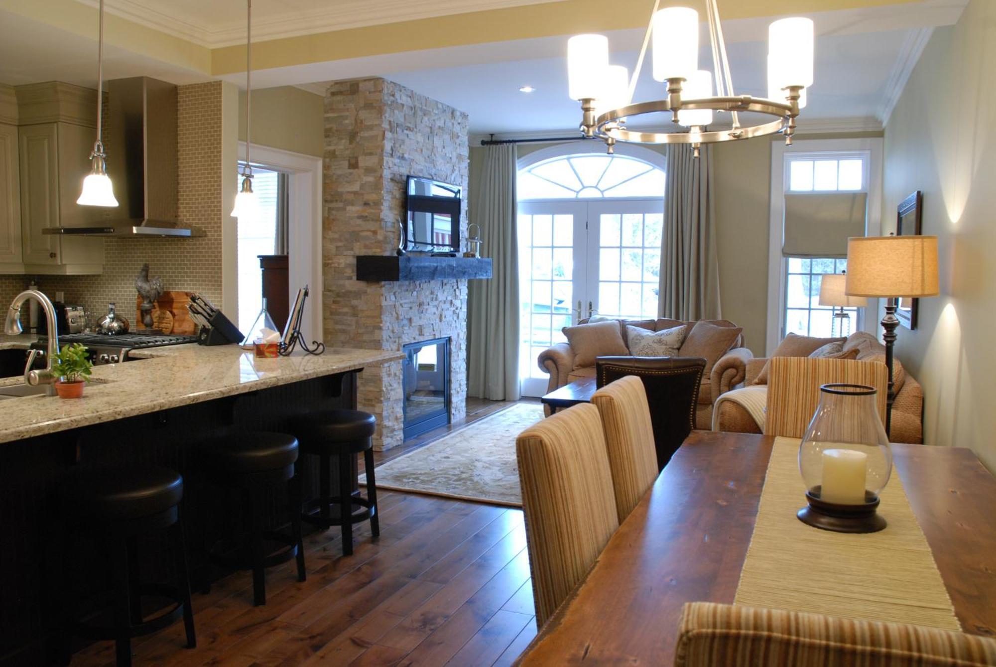 124 On Queen Hotel & Spa Niagara-on-the-Lake المظهر الخارجي الصورة A modern open-plan kitchen and dining room